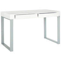 Bureau SAFAVIEH Barton blanc/gris