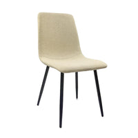 Lot de 4 Chaises de Salle à Manger Chaises de Cuisine Modernes avec Pieds en Métal Noir