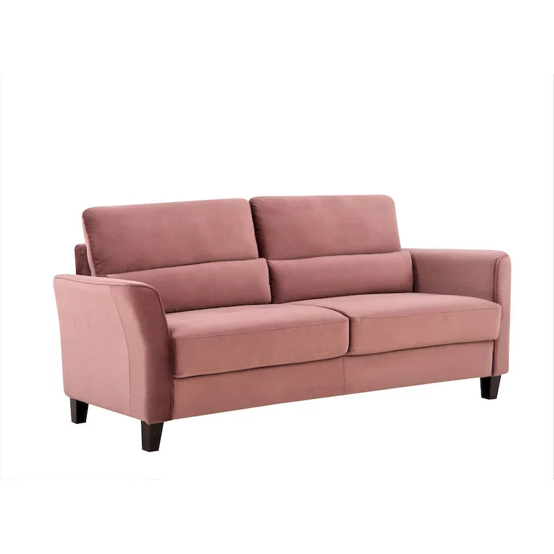 77.95 Canapé de salon rembourré à accoudoirs inclinés, style moderne du milieu du siècle