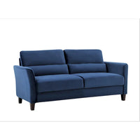 77.95 Canapé de salon rembourré à accoudoirs inclinés, style moderne du milieu du siècle