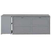 Lit escamotable taille Queen avec bureau pivotant