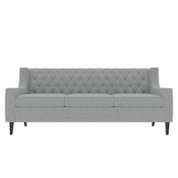 Canapé 3 places en tissu Naro Mid-Century Modern avec dossier capitonné de Christopher Knight Home