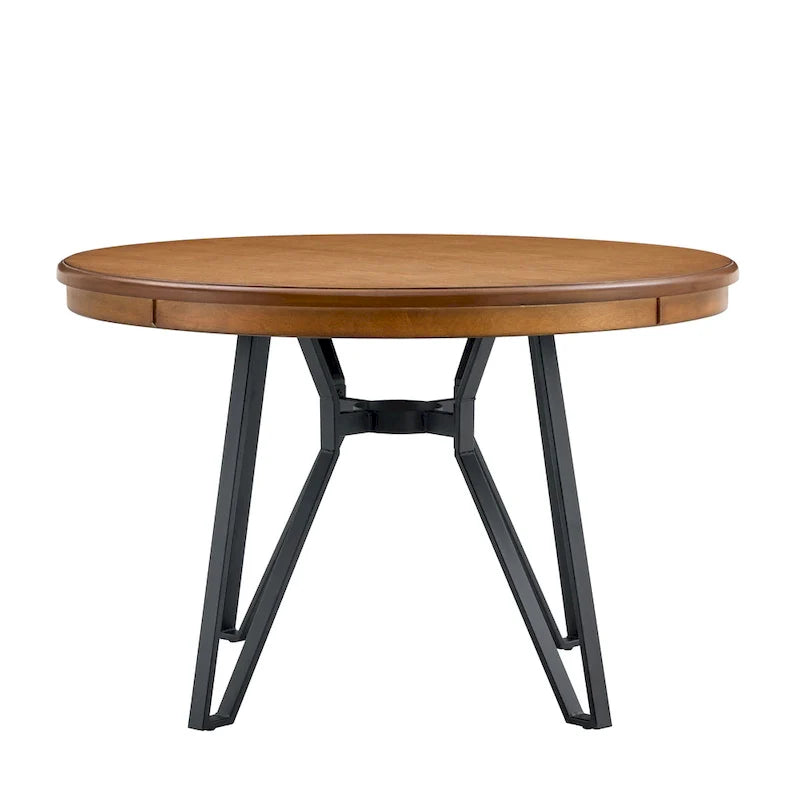 Ensemble de salle à manger Cortina en tissu et hévéa, 5 pièces, par Christopher Knight Home