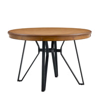 Ensemble de salle à manger Cortina en tissu et hévéa, 5 pièces, par Christopher Knight Home