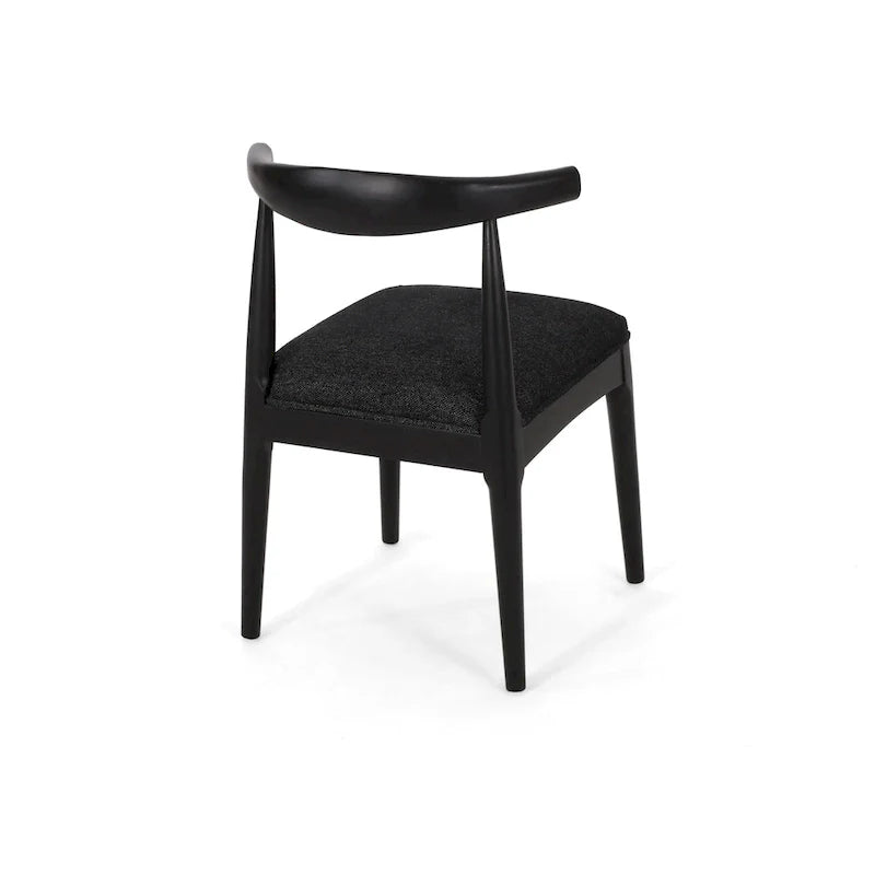 Ensemble de salle à manger Cortina en tissu et hévéa, 5 pièces, par Christopher Knight Home