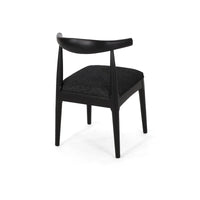 Ensemble de salle à manger Cortina en tissu et hévéa, 5 pièces, par Christopher Knight Home