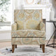 GDFStudio - Fauteuil d'appoint moderne Bella pour salon avec pieds en bouleau et revêtement en tissu confortable