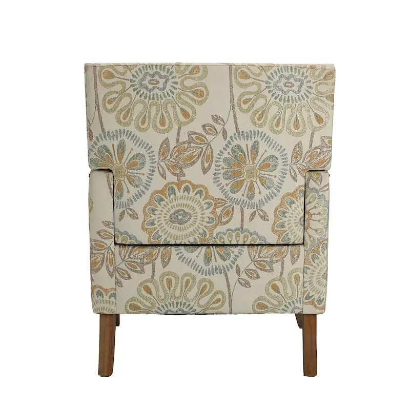GDFStudio - Fauteuil d'appoint moderne Bella pour salon avec pieds en bouleau et revêtement en tissu confortable