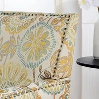 GDFStudio - Fauteuil d'appoint moderne Bella pour salon avec pieds en bouleau et revêtement en tissu confortable