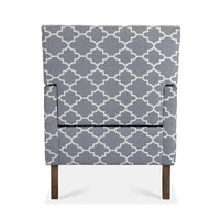 GDFStudio - Fauteuil d'appoint moderne Bella pour salon avec pieds en bouleau et revêtement en tissu confortable