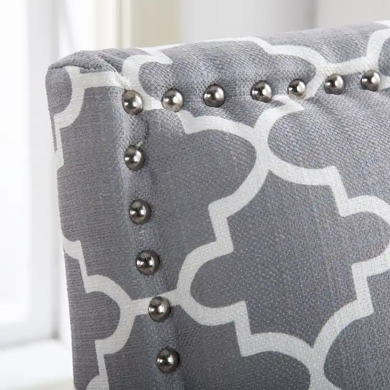 GDFStudio - Fauteuil d'appoint moderne Bella pour salon avec pieds en bouleau et revêtement en tissu confortable
