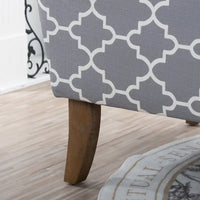 GDFStudio - Fauteuil d'appoint moderne Bella pour salon avec pieds en bouleau et revêtement en tissu confortable