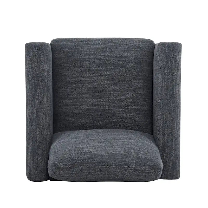 Christopher Knight Home - Fauteuil rembourré Harmonia avec cadre en bois massif et coussins moelleux
