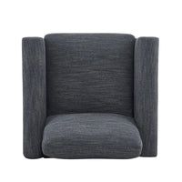Christopher Knight Home - Fauteuil rembourré Harmonia avec cadre en bois massif et coussins moelleux