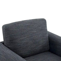 Christopher Knight Home - Fauteuil rembourré Harmonia avec cadre en bois massif et coussins moelleux