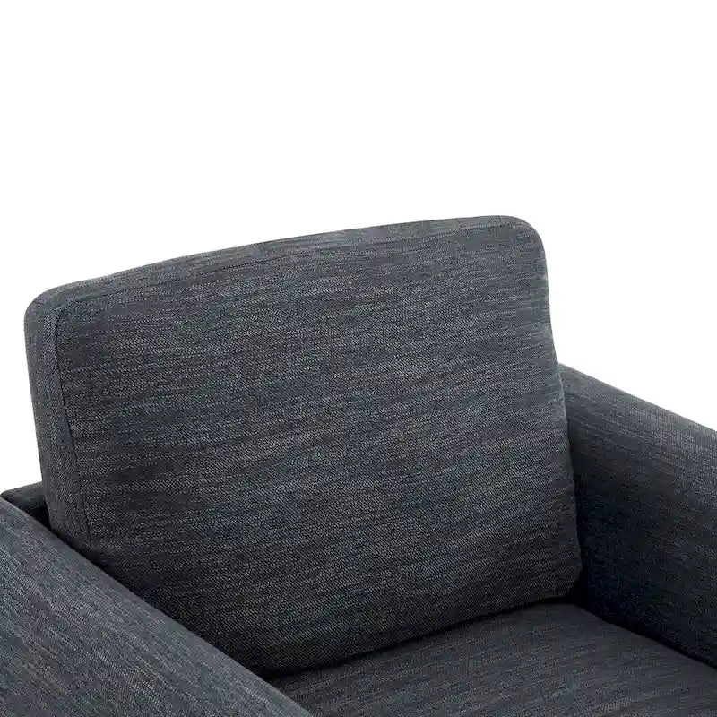 Christopher Knight Home - Fauteuil rembourré Harmonia avec cadre en bois massif et coussins moelleux