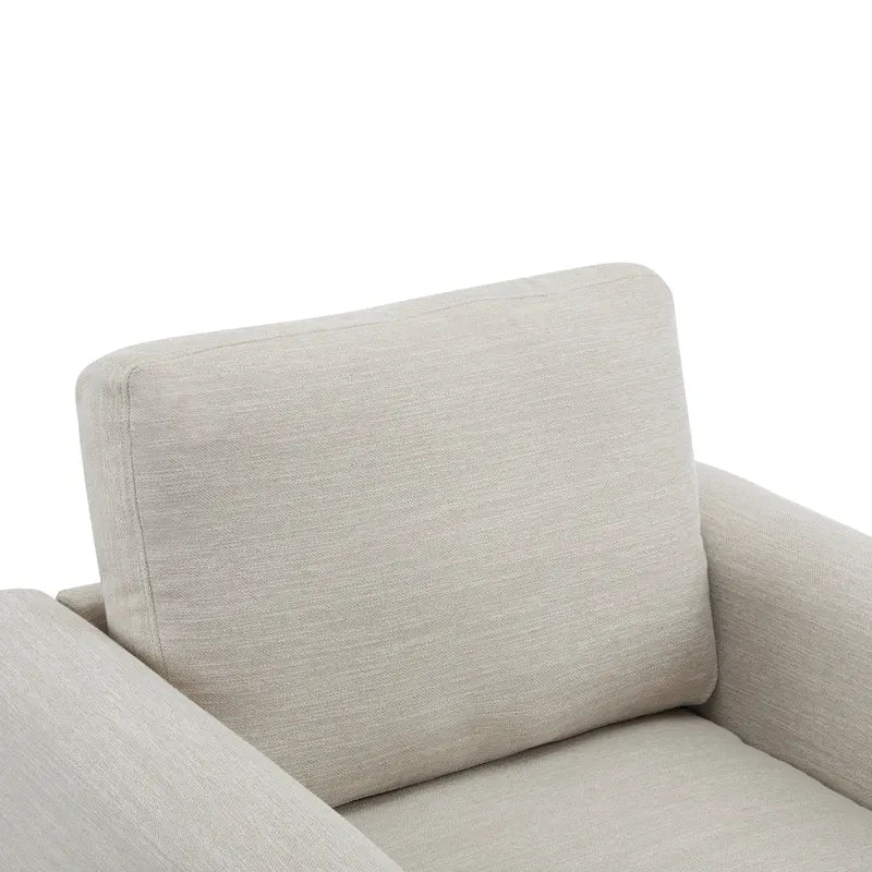 Christopher Knight Home - Fauteuil rembourré Harmonia avec cadre en bois massif et coussins moelleux