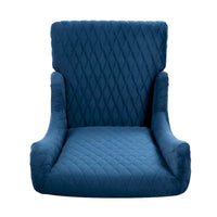 Christopher Knight Home - Fauteuil à oreilles haut de dossier en velours Evelyn avec pieds en bois
