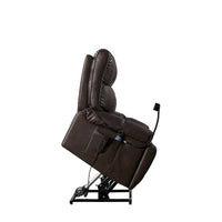 Christopher Knight Home - Fauteuil Élévateur Inclinable avec Doubles Moteurs, Massage, Chaleur, Porte-Gobelets et Support Téléphone Réglable