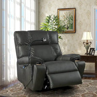 Christopher Knight Home - Fauteuil Élévateur Inclinable avec Doubles Moteurs, Massage, Chaleur, Porte-Gobelets et Support Téléphone Réglable