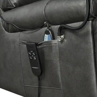 Christopher Knight Home - Fauteuil Élévateur Inclinable avec Doubles Moteurs, Massage, Chaleur, Porte-Gobelets et Support Téléphone Réglable