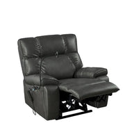 Christopher Knight Home - Fauteuil Élévateur Inclinable avec Doubles Moteurs, Massage, Chaleur, Porte-Gobelets et Support Téléphone Réglable