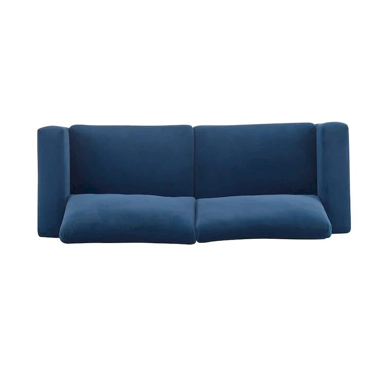 Christopher Knight Home - Causeuse Canapé Rembourrée Moderne Grace 81 pouces à Accoudoirs Carrés