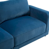 Christopher Knight Home - Causeuse Canapé Rembourrée Moderne Grace 81 pouces à Accoudoirs Carrés
