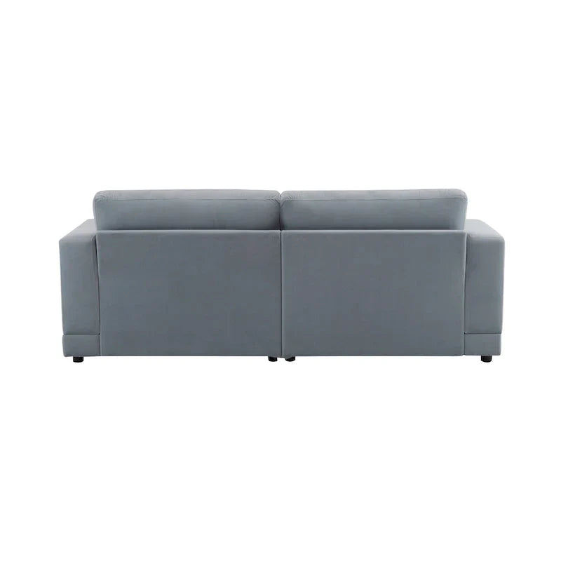 Christopher Knight Home - Causeuse Canapé Rembourrée Moderne Grace 81 pouces à Accoudoirs Carrés