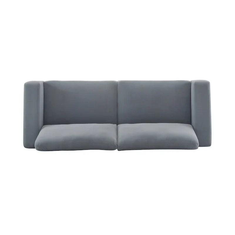 Christopher Knight Home - Causeuse Canapé Rembourrée Moderne Grace 81 pouces à Accoudoirs Carrés