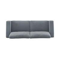 Christopher Knight Home - Causeuse Canapé Rembourrée Moderne Grace 81 pouces à Accoudoirs Carrés