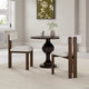 Chaises de salle à manger rembourrées Astura, structure en fer, lot de 2 par Christopher Knight Home