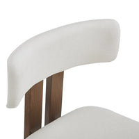 Chaises de salle à manger rembourrées Astura, structure en fer, lot de 2 par Christopher Knight Home