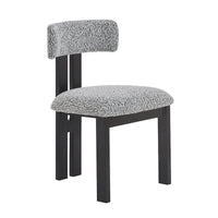 Chaises de salle à manger rembourrées Astura, structure en fer, lot de 2 par Christopher Knight Home