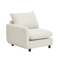 Christopher Knight Home - Canapé d'angle modulaire moderne en tissu Evelyn