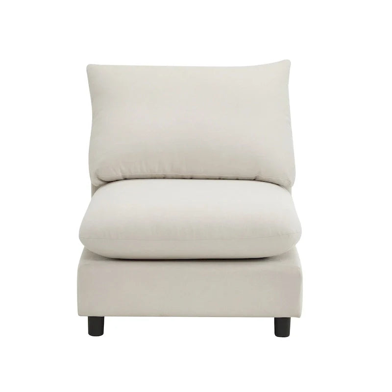 Christopher Knight Home - Canapé d'angle modulaire moderne en tissu Evelyn