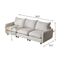 Christopher Knight Home - Canapé d'angle modulaire moderne en tissu Evelyn