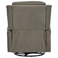 Fauteuil Inclinable Pivotant Moderne Marloo en Velours par Christopher Knight Home