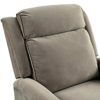 Fauteuil Inclinable Pivotant Moderne Marloo en Velours par Christopher Knight Home