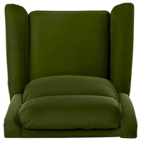 Fauteuil Inclinable Pivotant Moderne Marloo en Velours par Christopher Knight Home