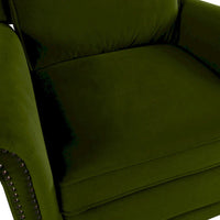 Fauteuil Inclinable Pivotant Moderne Marloo en Velours par Christopher Knight Home
