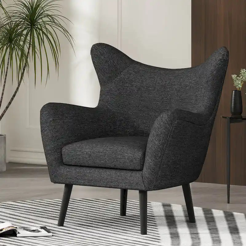 Fauteuil Club Eiden Wingback par Christopher Knight Home