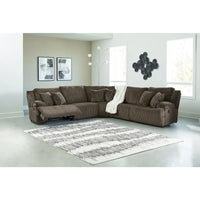 Canapé Sectionnel Inclinable 5 Pièces Signature Design by Ashley Top Tier Marron - 134L x 134P x 41H pouces