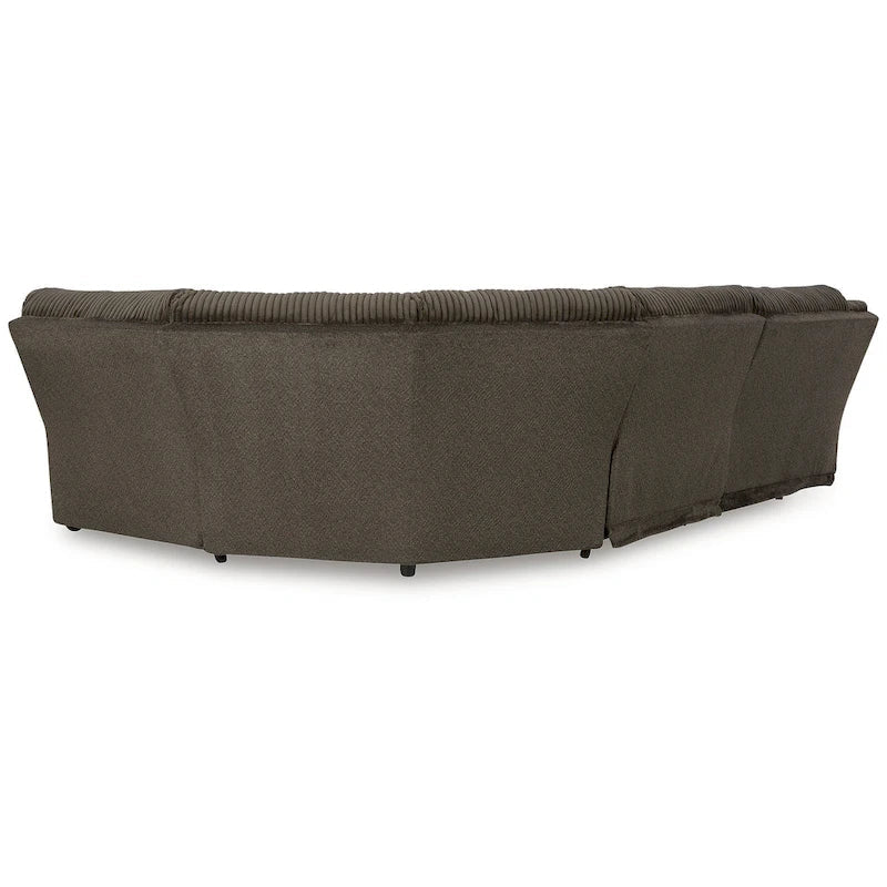 Canapé Sectionnel Inclinable 5 Pièces Signature Design by Ashley Top Tier Marron - 134L x 134P x 41H pouces