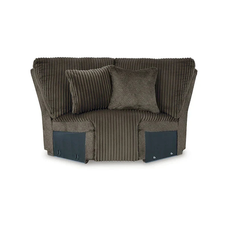 Canapé Sectionnel Inclinable 5 Pièces Signature Design by Ashley Top Tier Marron - 134L x 134P x 41H pouces