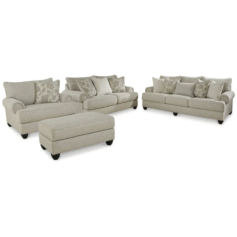 Ensemble de mobilier rembourré Signature Design by Ashley Asanti beige, 4 pièces - 98 l x 44 P x 40 H