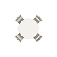 Signature Design by Ashley Ensemble de table de salle à manger Erinberg blanc/gris (5 pièces)