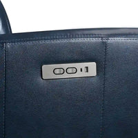 Causeuse inclinable électrique en cuir 71.5 à gravité zéro avec appui-tête électrique, port USB & USB-C