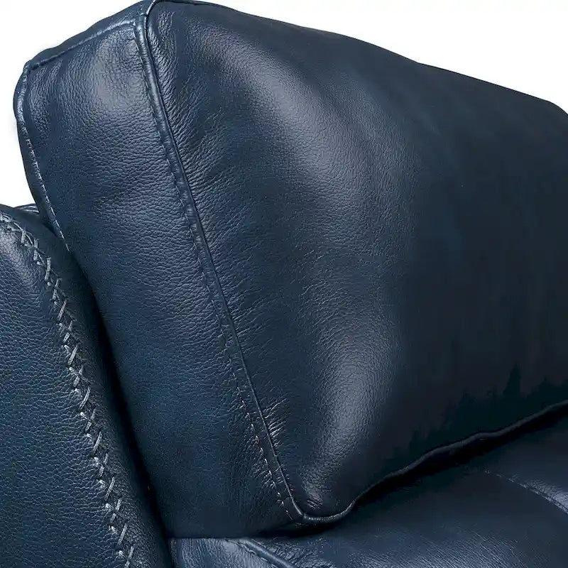 Causeuse inclinable électrique en cuir 71.5 à gravité zéro avec appui-tête électrique, port USB & USB-C