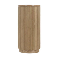 Console étroite d'entrée moderne - Table de canapé mince avec étagère ouverte et grain de bois élégant, table de couloir multifonctionnelle